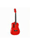 GS-X1 Signature Series Portable Guitar Acoustic Guitar In Red Finish With Bag - 3