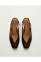 Siena Women's Brown Square Toe Ballerina Slingback - 7