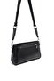 Black - Black Plain Women's Crossbody Bag Sp1273 - 4
