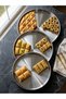 Triple Stainless Steel Baking Tray Round, Set of 3 Durable Trays for Baklava and Pastries - 7