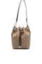 Dark Beige - Brown Monogram Women's Shoulder Bag Sp1137