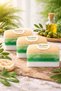 Olive Oil Pumpkin Fiber Natural Soap 3 Pieces – Fiber Exfoliating Soap - 6