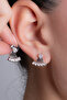 Women's Zircon Stone Fan-Shaped Earrings