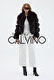 Women's V-Form Zippered Convertible Fur Jacket (Can Be Made into Vest Styles) - 5