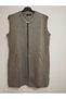 Super Quality, with Brooch, Open Front, 30% Wool Pieces, Steel Knitted, Bellows at the Back, Long Vest - 4