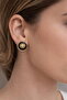 Women's Earrings Vintage Button Model Gold Sun Earrings - 2