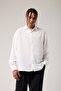 Linen Look Striped Shirt
