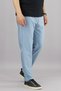 Men's Light Blue Sports Pants Stretch Fabric Fabric Relaxed Fit Elastic Drawstring Waist - 7