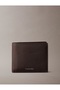 محفظة رجالية تحتوي على جلد فتحة للبطاقات باللون البني العادي محفظة REFINED EW BILLFOLD LZ04D1142G QCR - 5
