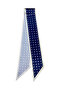 Choose Your Style Narin Nokta Patterned Navy Blue Tie / Scarf / Foulard 105X9 cm - 2