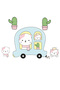 100X220 Children's Room Wall Sticker – Door, Cabinet and Wall Covering Set - Dvr1007 - 2