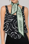 Choose Your Style Ada Bahçesi Patterned Green Tie / Scarf / Foulard 105X9 cm