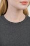 Women's Cotton in Single Jersey Fabric Crew Neck Regular Fit Short Sleeve Skirt Slit Tunic - 3