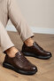 Genuine Leather , Thick Sole, Real Inside and Out D Leather Men's S Sneakers Shoes - 4