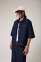 Stitched Oversized Denim Shirt - 7
