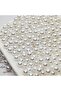 4,6,8 mm White Non-Hole Pearl Beads Package 75 Gr (855+ Pieces of Beads) - 4