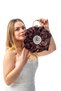 Valentina |   Silver Metal D Strappy Flower Bag Clutch Bag Evening Dress Casual Stylish Women's Bag Si - 3
