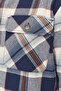 Slim Fit Navy Blue Men's Shirt 12261170_Jjdarren Flannel Overshirt - 4