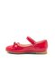 Iremsu pisi whiskered girl's red ballet flat shoes - 3