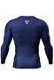 Men's Pro Compression Moisture-Wicking Athletic Long Sleeve Raglan Sleeve Sports T-Shirt - 2