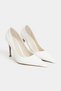 Lunara White Patent Leather Pointed Toe Women's Stiletto - 5