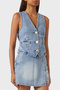 Cotton Pack Regular Fit V-Neck Jeans Vest Vest Xw002263 Af21338 Mb001