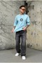 Break Printed Oversized T-Shirt - 8