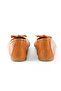 Genuine Leather Tan Women's Ballet Flats Shoes - Z2210 - 4