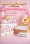 Wholesale Happy Birthday Decoration Signs in Packs of 20 – Tabletop Birthday Ornaments – Simple Design Party Decorations