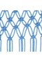 Perdea macrame, albastru, 140 x 240 cm, bumbac - 4