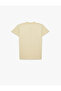 Cotton Zipper Detailed Short Sleeve Polo Collar School T-Shirt - 2