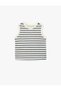 26Yy59000368 Ecru Baby Boy Sleeveless T-Shirt 6Smb30005Tk