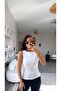 قميص أبيض برقبة قاربية قطن أتليتس - 3