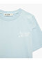 Comfortable Fit Short Sleeve Crew Neck Printed Cotton T-Shirt - 5