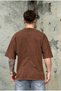 تي شيرت Acid Wash Toye مطبوع كبير الحجم - 6
