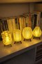 Bubble Night Light Mocha Coffee Color Modern Decorative Lampshade Tripod Stand Table Lamp Korixalumina - 5