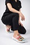 Women's Sabo Slipper Orthopedic Ultra Lightweight Nurse Doctor Medical Daily Floral Slipper - 4