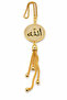 Allah Muhammed Written Stone Rear View Mirror Ornament Gold Black Premium Special Collection - 3