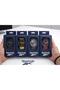 Silicone Cord 50 Mt Water-Resistant Sport Case 2 Years Warranty Men's Wristwatch Rv.Bk.G3S - 6