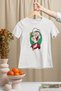 Temel Rei̇s Cartoon Character Printed Circular Neck Cotton Cotton Rsi Oversized Short Sleeved Unisex Tshirt - 2