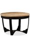 Solid mango wood side table, unfinished, 60 x 40 cm - 5