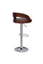 Scaune de bar, 2 buc., lemn curbat - 3