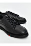 Men's Black Lace-Up Sneakers - 3