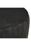 Bar stool, black, Genuine Leather - 3