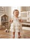 Baby Girl 100% Cotton Muslin Floral Embroidered Summer Dress White