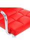 Bar stools, 2 pcs., red, eco- Leather - 7