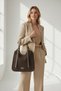 Women's Adjustable Strap Pack Genuine Suede Leather Shoulder Bag