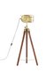 Tripod floor lamp, 97 cm, solid mango wood - 3