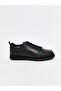 Men's Black Lace-Up Sneakers - 2
