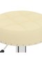 Bar stools, 2 pcs., cream, fabric - 7